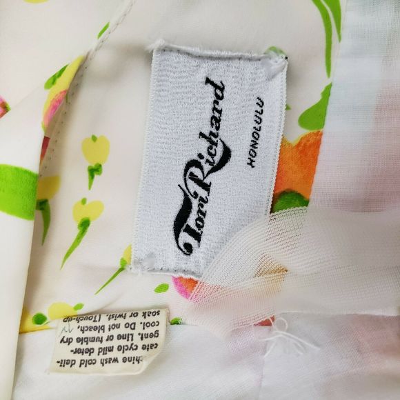 Vtg Tori Richard 10 honolulu halter Dress Hawaiian - Picture 8 of 12